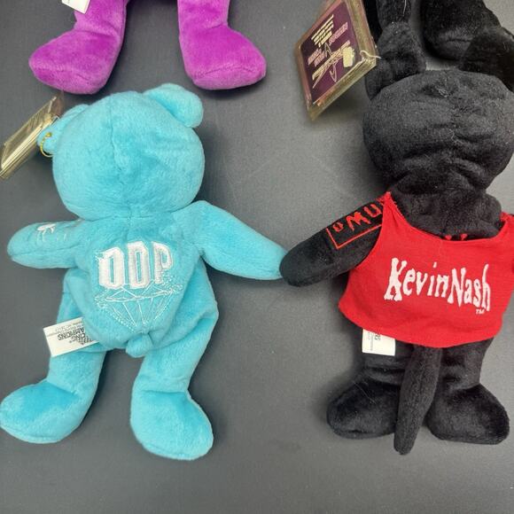 Vintage Y2K WCW NWO Wrestling Nitro Bears Lot Of 6 Sting Goldberg Nash & More - Picture 9 of 10